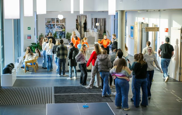 Innendørsbilde av campus Stavanger