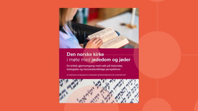 Forsiden av rapporen "Den norske kirke i møte med jødedommen"
