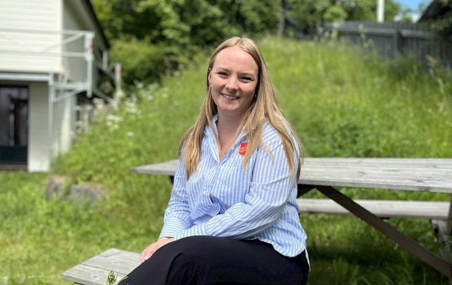 Portrett av Veronika tatt utendørs