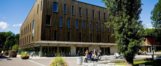 Bibliotekbygningen på campus Oslo