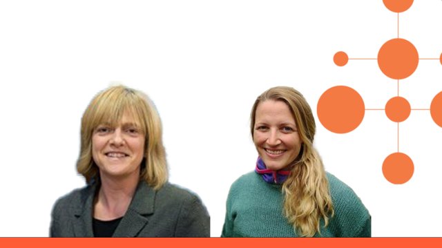 Picture of two of the contributors in a VID-frame