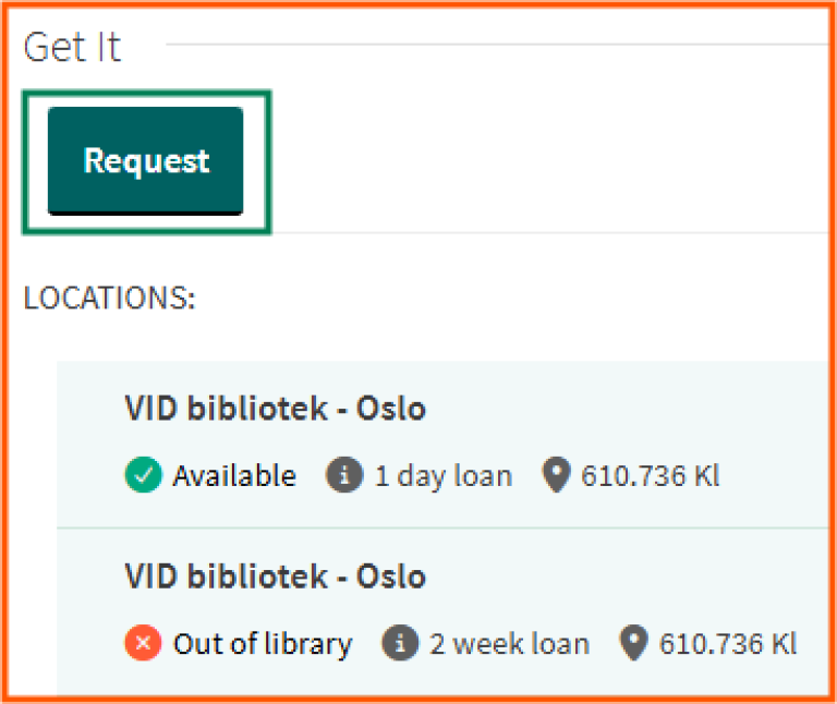 [Request] - screen shot from Oria, request option for checked-out book on detailed book page in Oria
