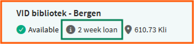 [Get It] - screen shot from Oria, showing how long time you can borrow a book for