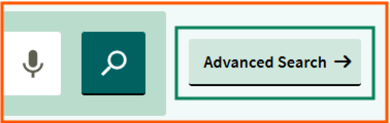 [Advanced Search] - screen shot from Oria, how to enter the advanced search mode