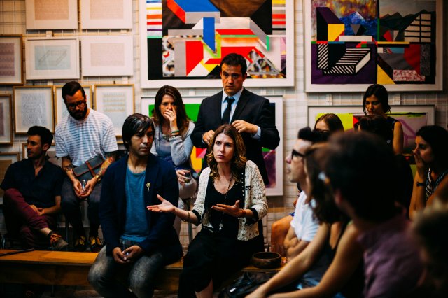 People in a meeting room