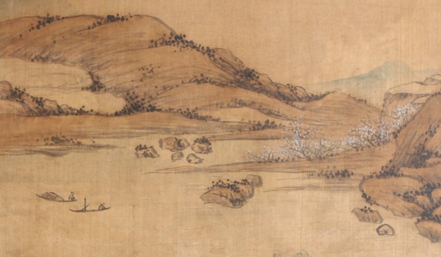 Utsnitt fra "Wang Hui"-maleri