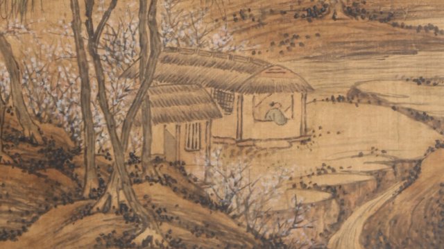 Utsnitt fra "Wang Hui"-maleri