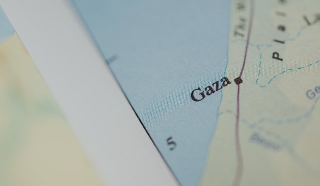 Kart over Gaza
