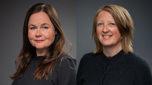 portrett av Anja og Alette