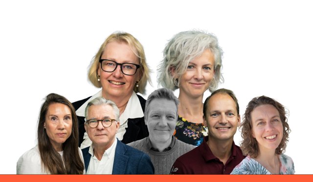 Bilde av bidragsytere i boken