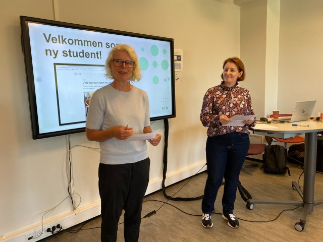 Professor Inger Marie Lid og førsteamanuensis Anna Chalachanová