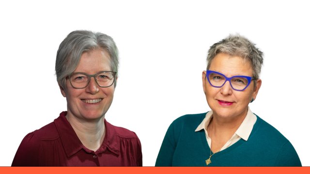 Portrettbilde av Karen Margrete og Stephanie