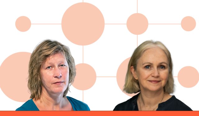 To kvinner i VID-ramme